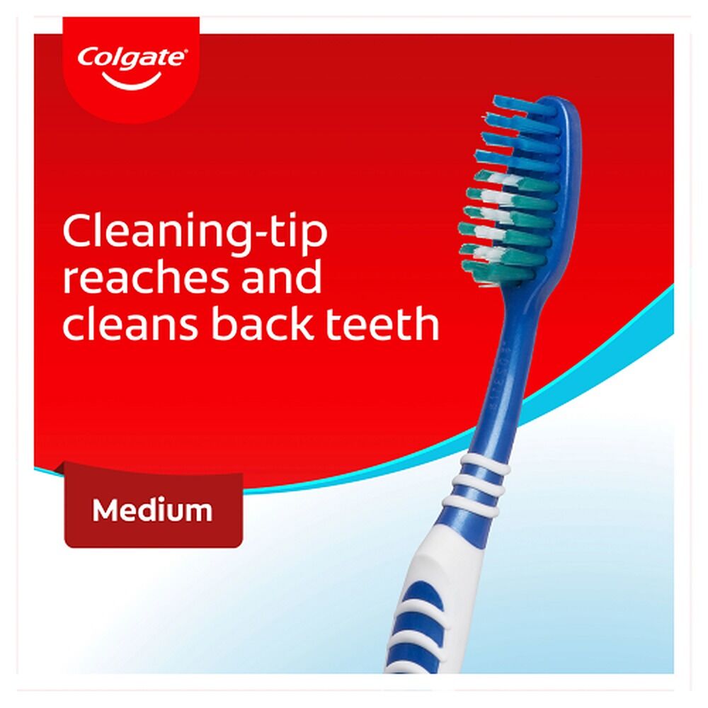Colgate Extra Clean Manual Toothbrush, Medium Bristles