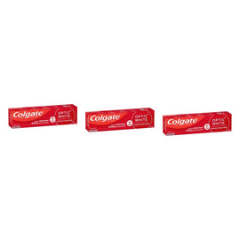 Colgate Optic White Stain Fighter Toothpaste Everyday Mint 140g Pack of 3