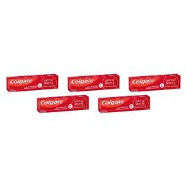 Colgate Optic White Stain Fighter Toothpaste Everyday Mint 140g Pack of 5