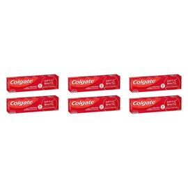 Colgate Optic White Stain Fighter Toothpaste Everyday Mint 140g Pack of 6