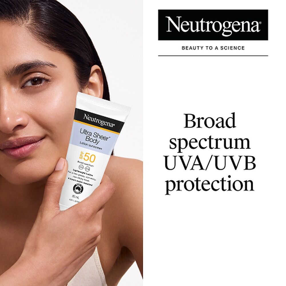 Neutrogena Ultra Sheer Body Lotion Sunscreen SPF50 85mL