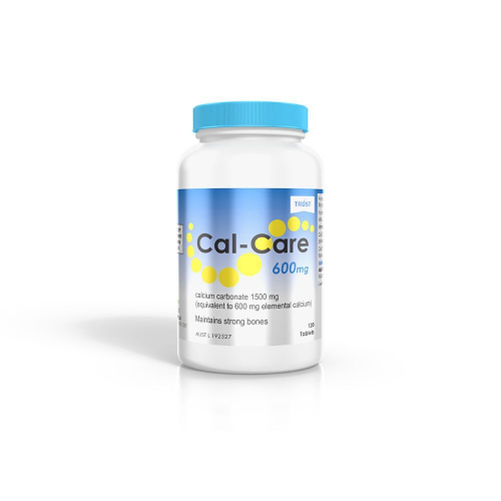 Trust Cal-Care Calcium Supplement 600mg 120 Tablets