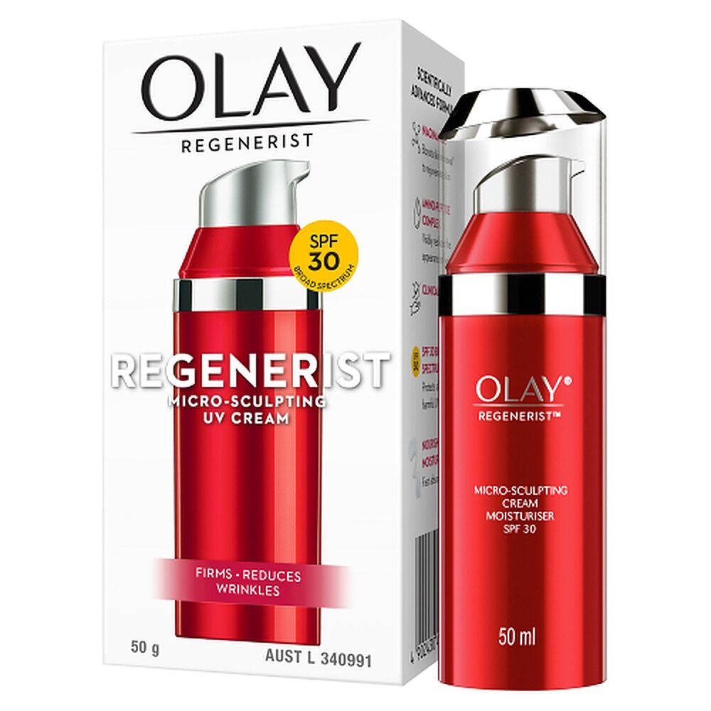 Olay Regenerist Micro-Sculpting Face Cream Moisturiser SPF 30 50mL
