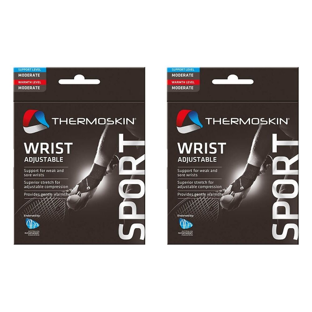 Thermoskin Sport Wrist Adjustable Support Pack of 2