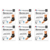 Thermoskin Sport Adjustable Ankle Wrap Black Pack of 6