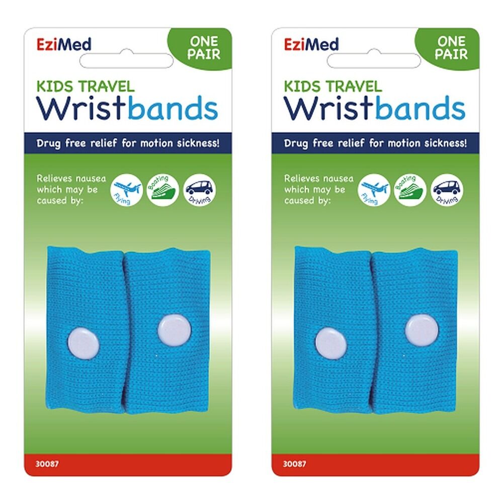 EZI MED Kids Travel Wrist Bands Pack of 2