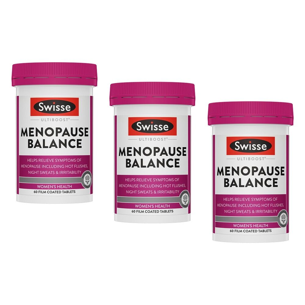 Swisse Ultiboost Menopause Balance 60 Tablets Pack of 3