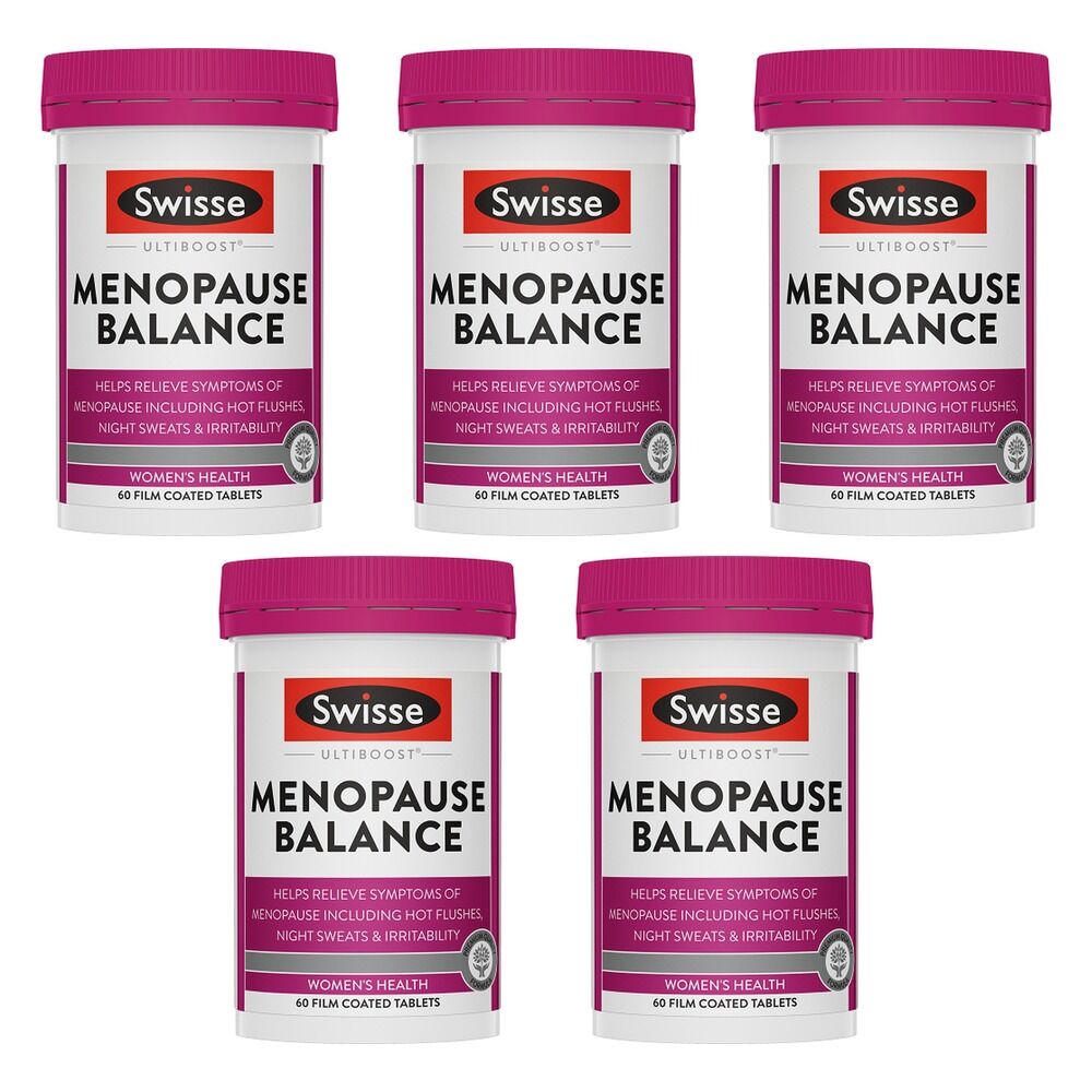 Swisse Ultiboost Menopause Balance 60 Tablets Pack of 5