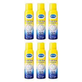 Scholl Fresh Step Antiperspirant Foot Spray 98g Pack of 6