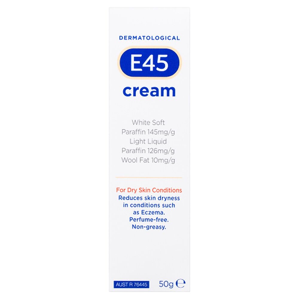 E45 Cream For Dry Skin Conditions 50g