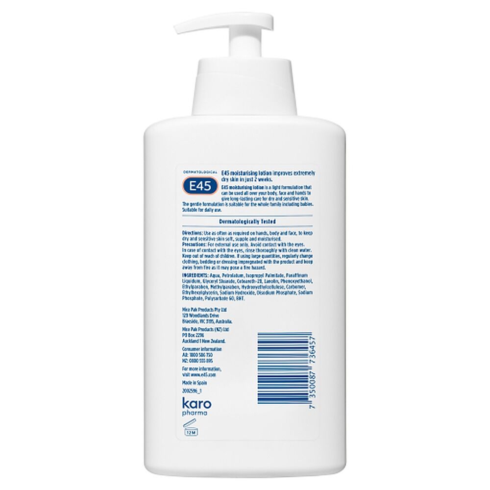 E45 Moisturising Lotion 500mL