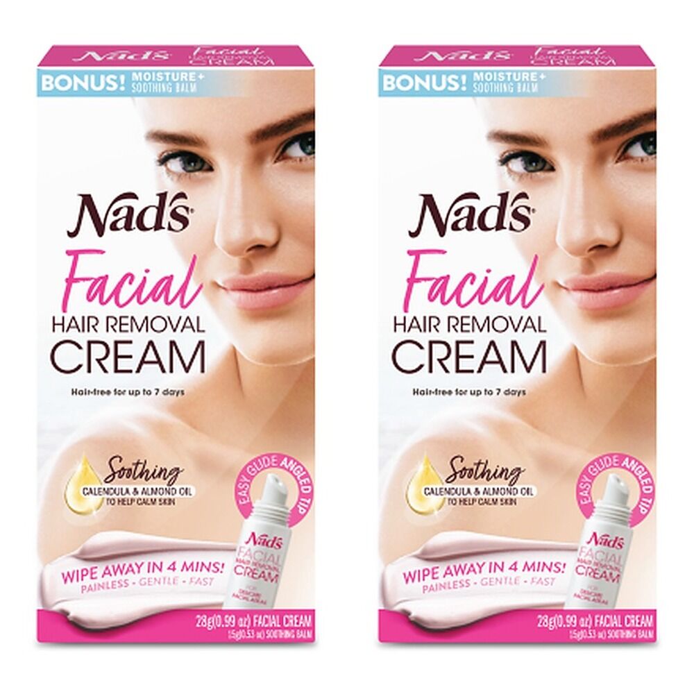 Nad's Facial Hair Removal Cream 28g Pack of 2