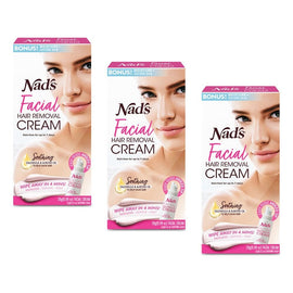 Nad's Facial Hair Removal Cream 28g Pack of 3