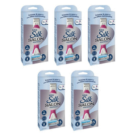 Schick Silk Salon Total Bikini Razor & Trimmer Kit Pack of 5