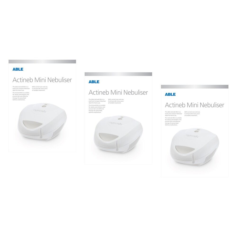 Able Actineb Mini Nebuliser Pack of 3