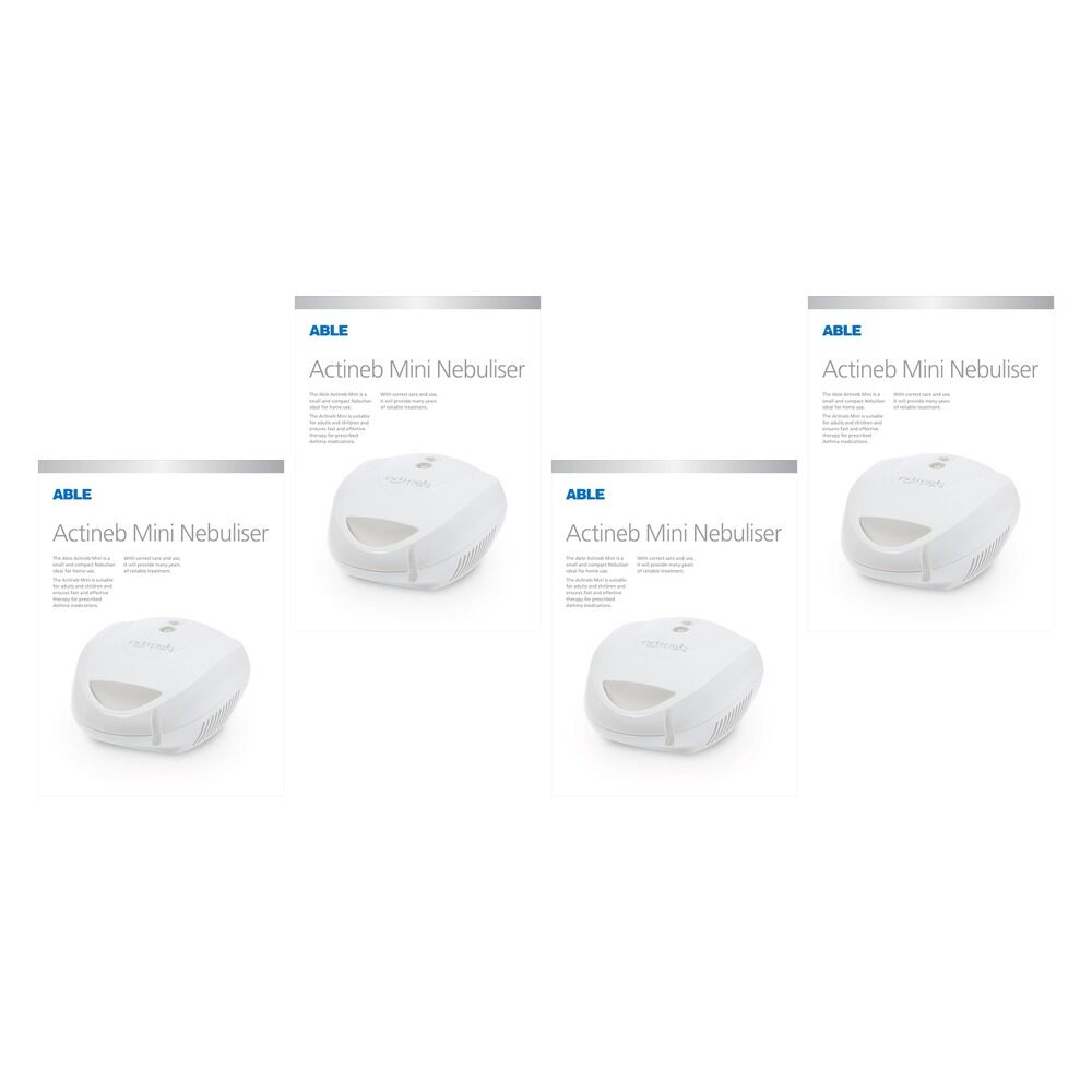 Able Actineb Mini Nebuliser Pack of 4