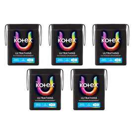 U By Kotex Regular Ultrathin Pads 14 Pack x 6 Bundle of 5