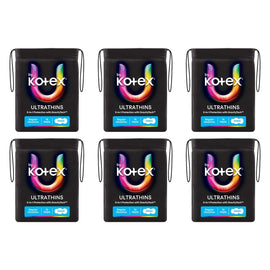 U By Kotex Regular Ultrathin Pads 14 Pack x 6 Bundle of 6