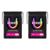 U By Kotex Super Ultrathin Pads 12 Pack x 6 Bundle of 2