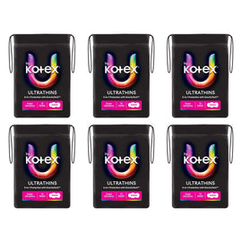 U By Kotex Super Ultrathin Pads 12 Pack x 6 Bundle of 6