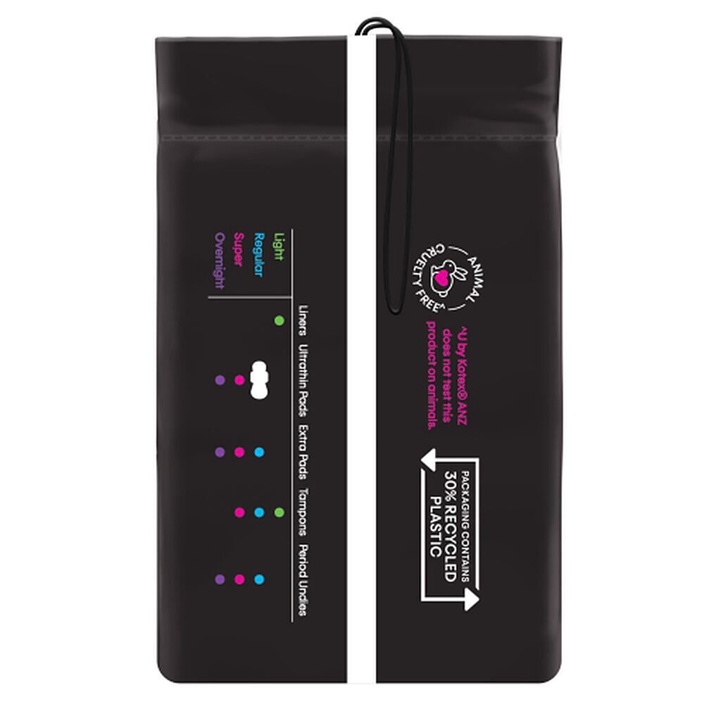 U By Kotex Super Ultrathin Pads 12 Pack x 6