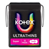 U By Kotex Super Ultrathin Pads 12 Pack x 6