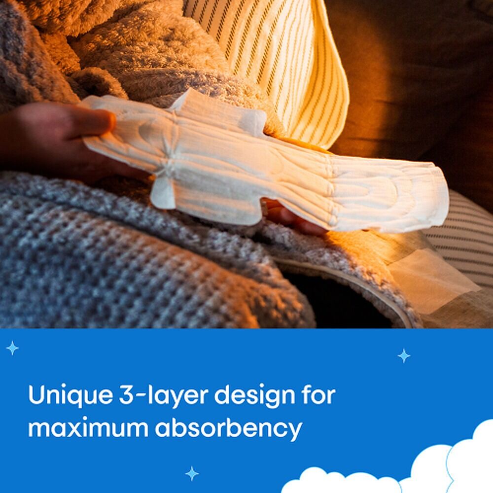U By Kotex Overnight Ultrathin Pads 10 Pack x 4