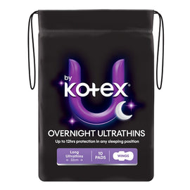 U By Kotex Overnight Ultrathin Pads 10 Pack x 4