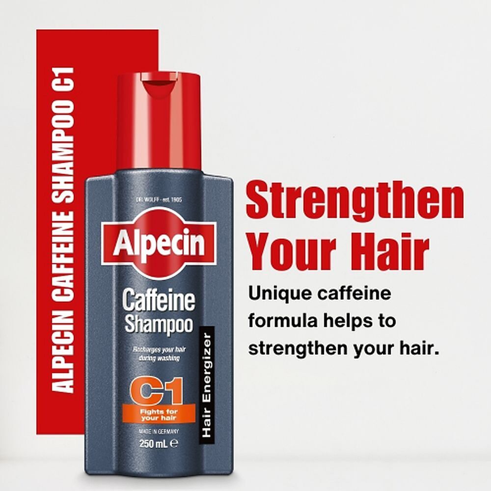 Alpecin Caffeine Shampoo C1 For Stronger Hair 250mL