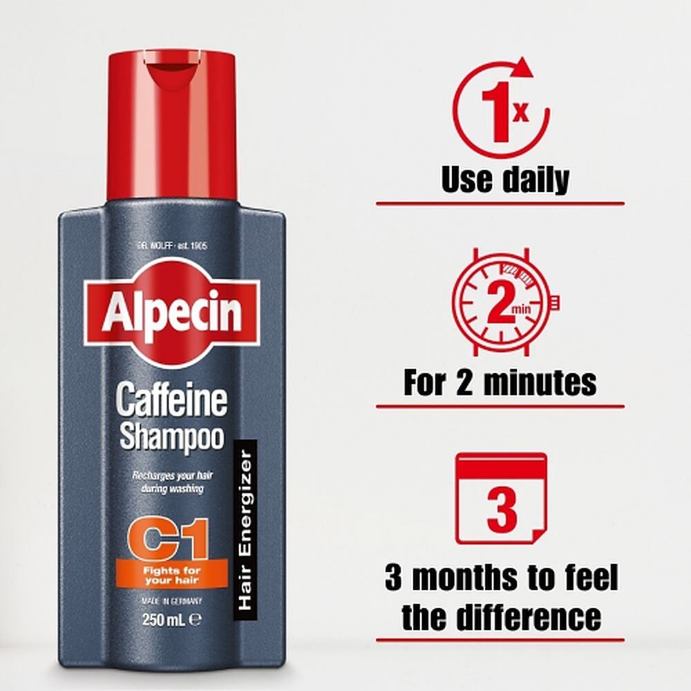 Alpecin Caffeine Shampoo C1 For Stronger Hair 250mL