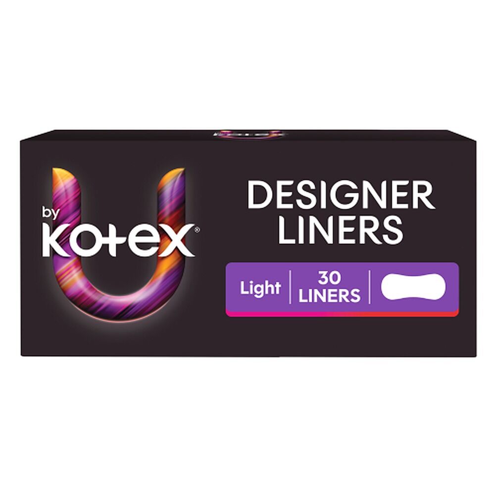 U By Kotex Designer Liners Light 30 Pack x 6