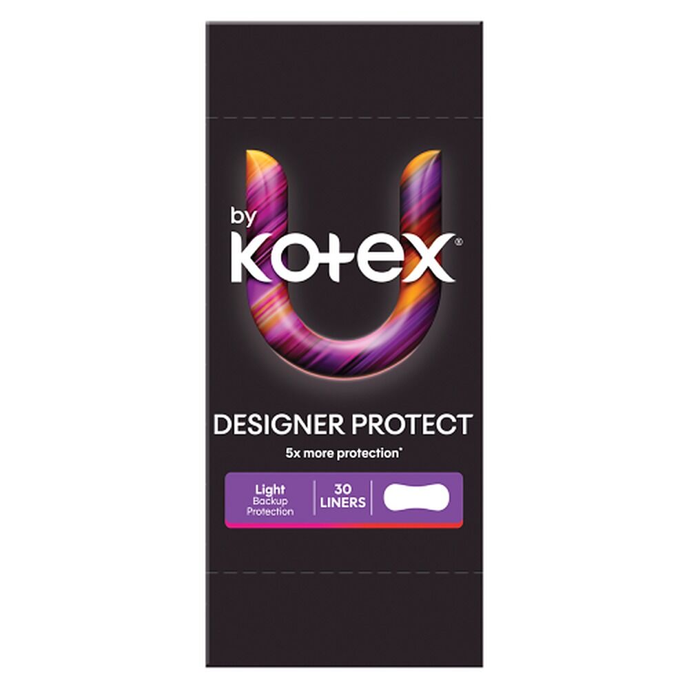 U By Kotex Designer Liners Light 30 Pack x 6