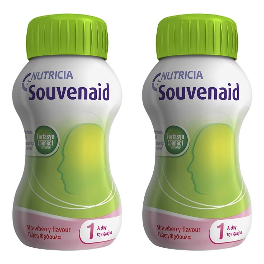 Souvenaid Strawberry Flavour 4x125mL Pack of 2