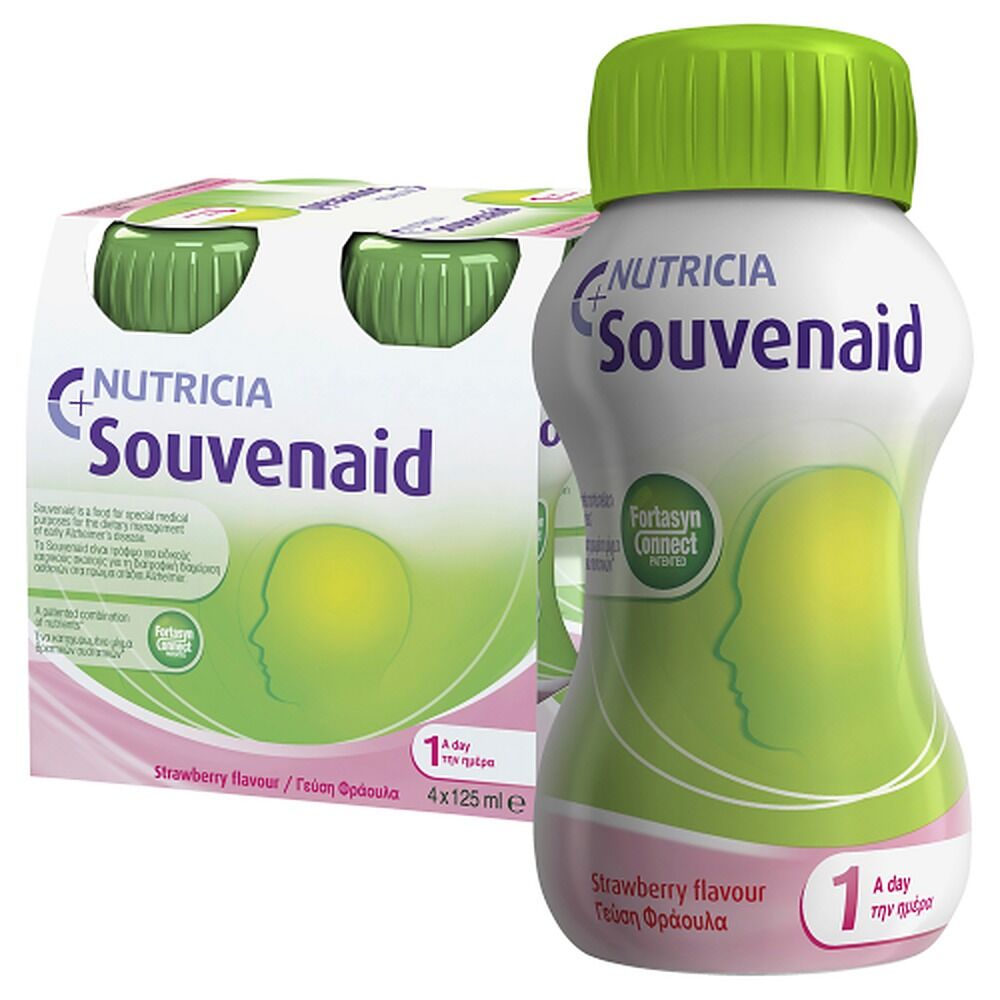 Souvenaid Strawberry Flavour 4x125mL
