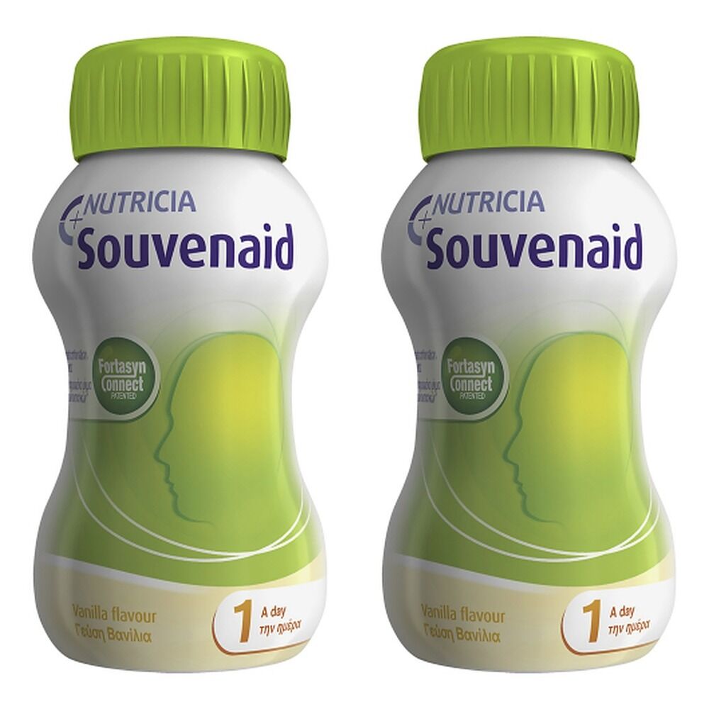 Souvenaid Vanilla Flavour 4x125mL Pack of 2