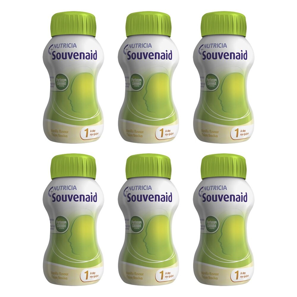 Souvenaid Vanilla Flavour 4x125mL Pack of 6