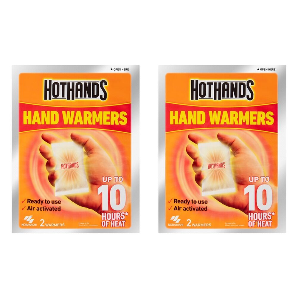 Hot Hands Hand Warmers 2 Pairs x 24 Bundle of 2