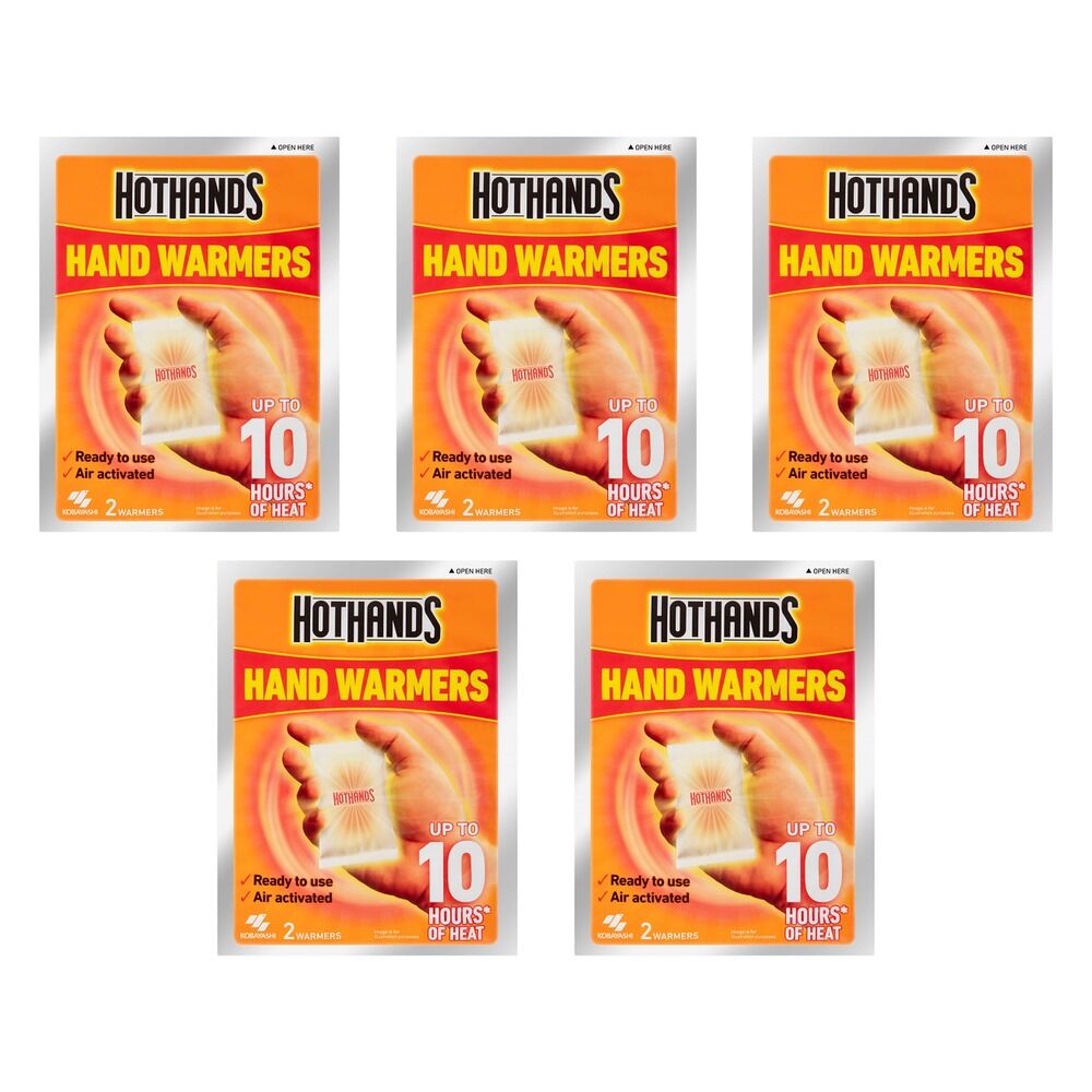 Hot Hands Hand Warmers 2 Pairs x 24 Bundle of 5