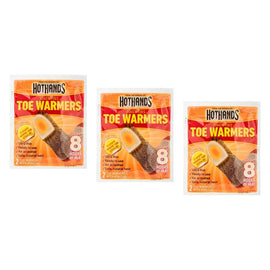 Hot Hands Toe Warmers x 24 Bundle of 3