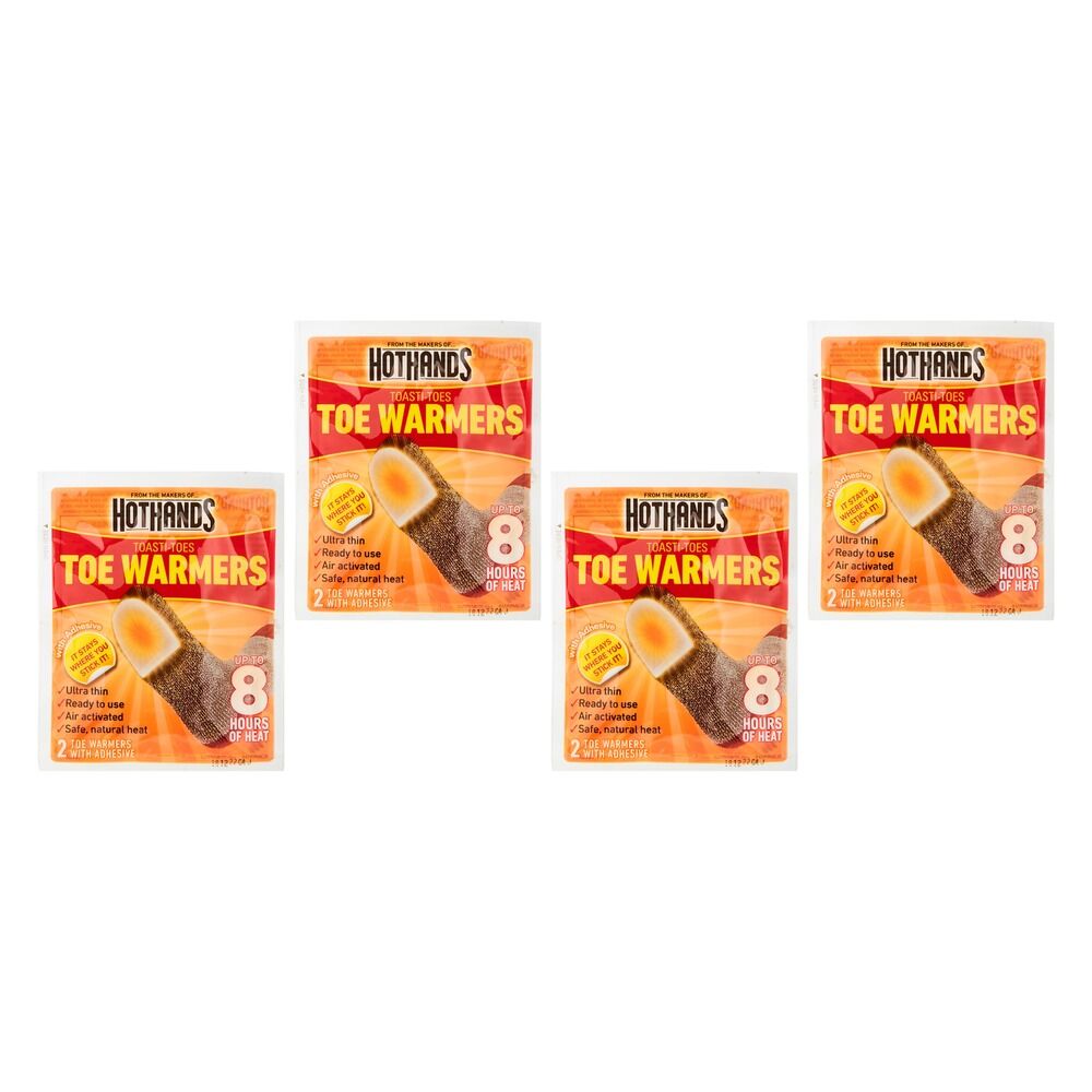 Hot Hands Toe Warmers x 24 Bundle of 4