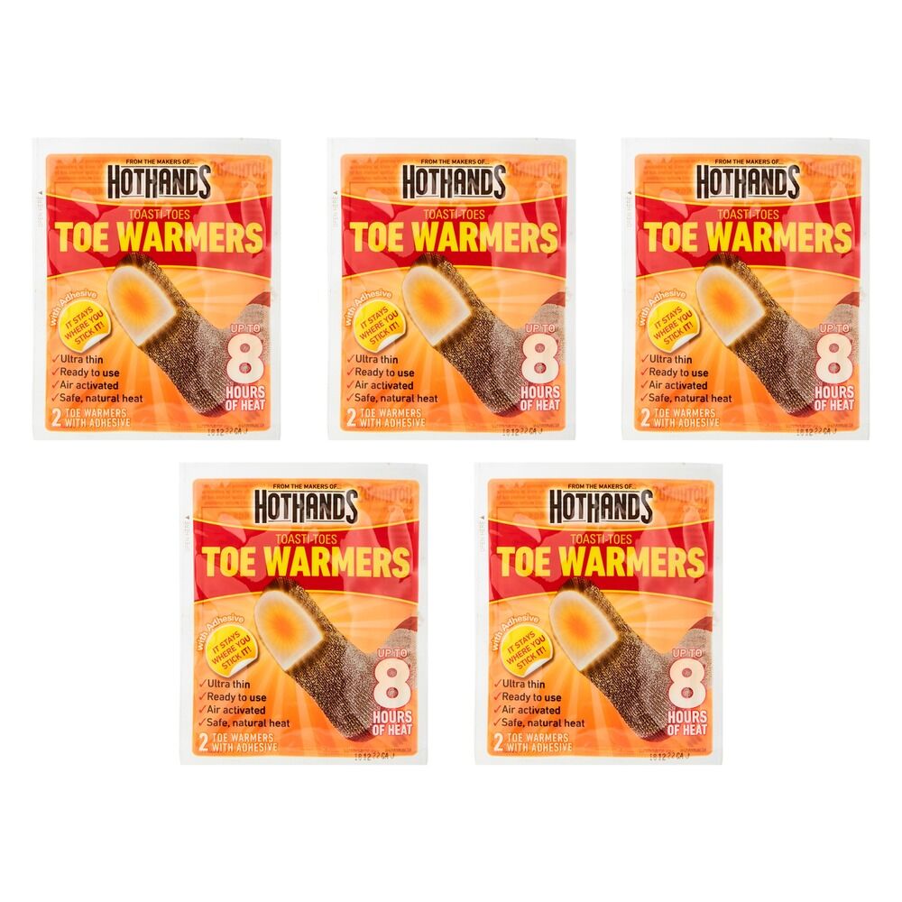 Hot Hands Toe Warmers x 24 Bundle of 5