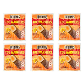 Hot Hands Toe Warmers x 24 Bundle of 6