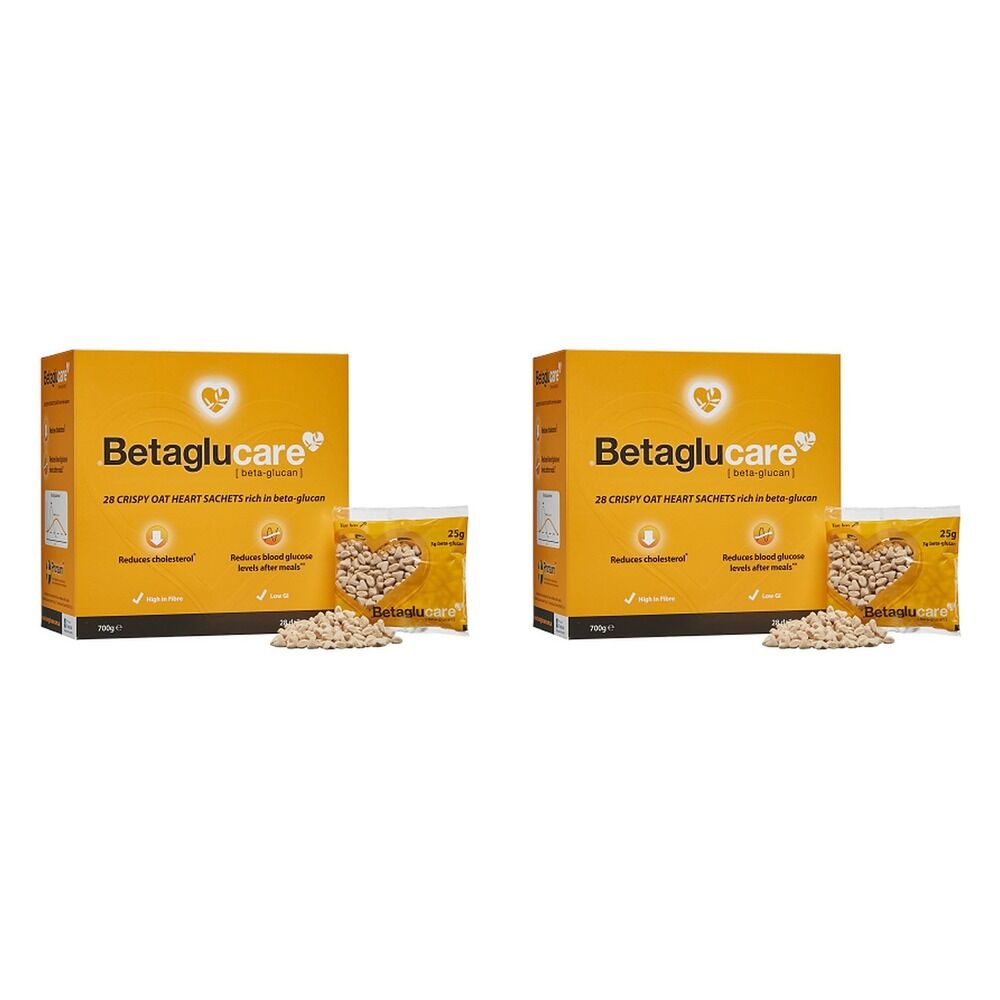 Betaglucare Beta-Glucan Crispy Oat Heart 25g x 28 Sachets Pack of 2