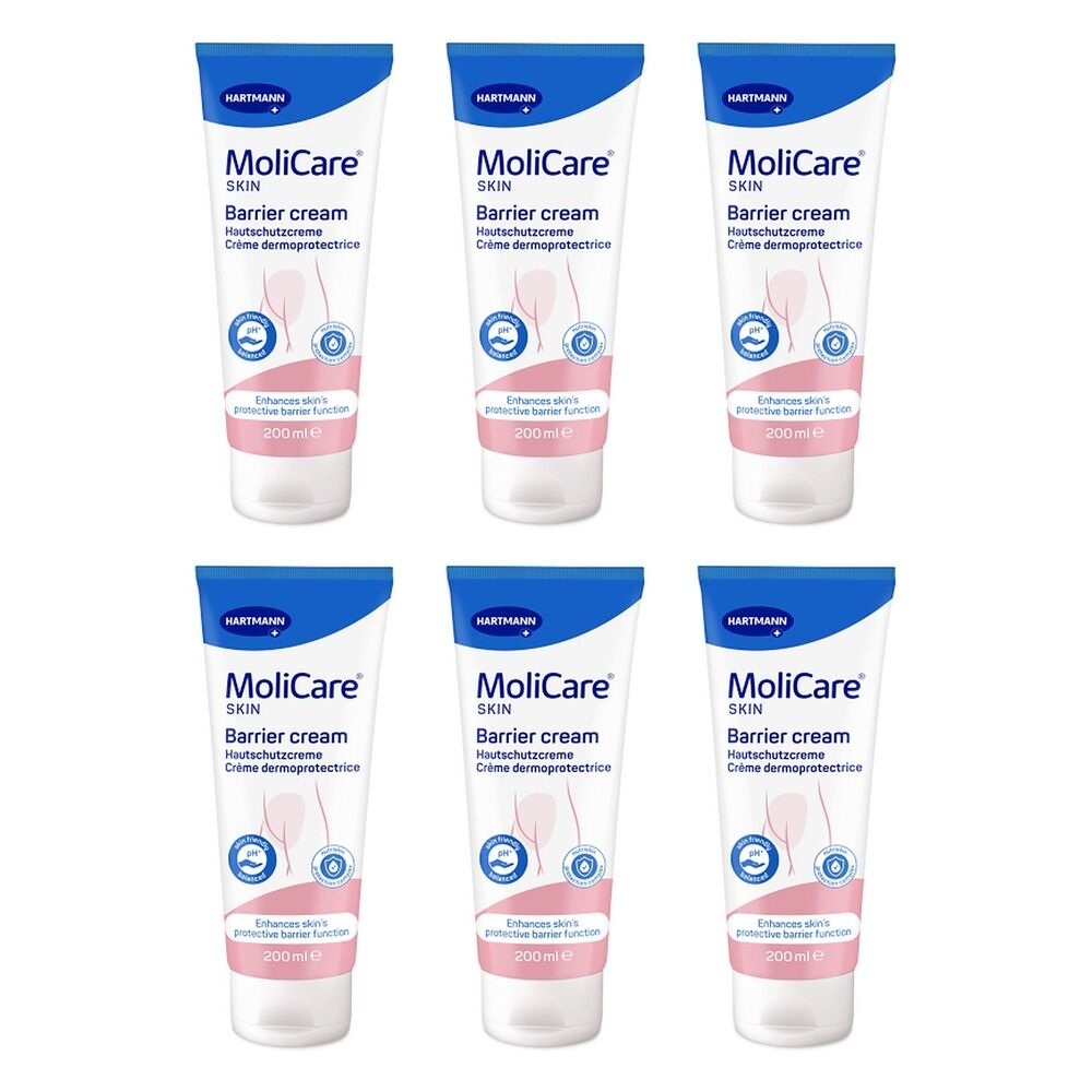MoliCare Skin Barrier Cream 200mL Pack of 6