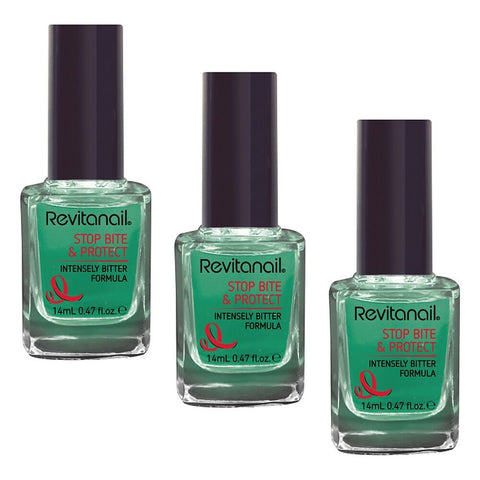 Revitanail Stop Bite & Protect 14mL Pack of 3