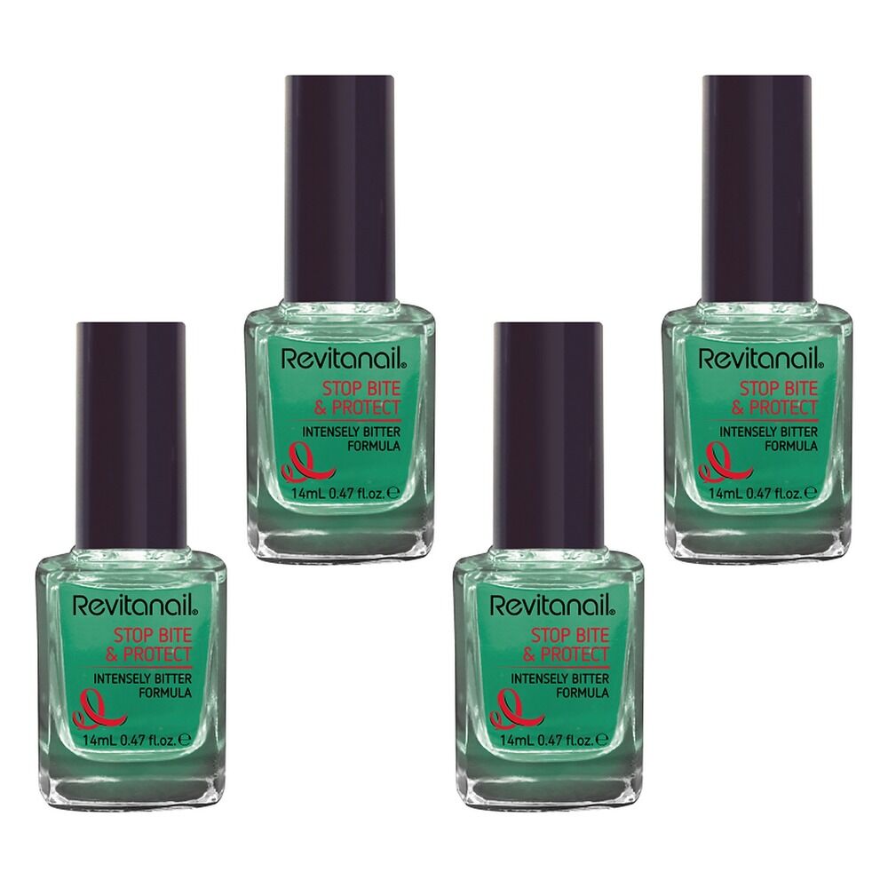 Revitanail Stop Bite & Protect 14mL Pack of 4