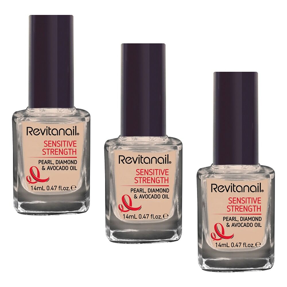 Revitanail Sensitive Strengthener 14mL Pack of 3