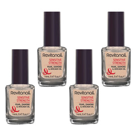Revitanail Sensitive Strengthener 14mL Pack of 4