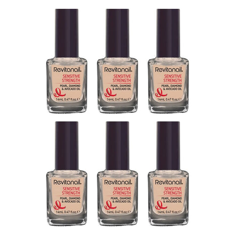 Revitanail Sensitive Strengthener 14mL Pack of 6