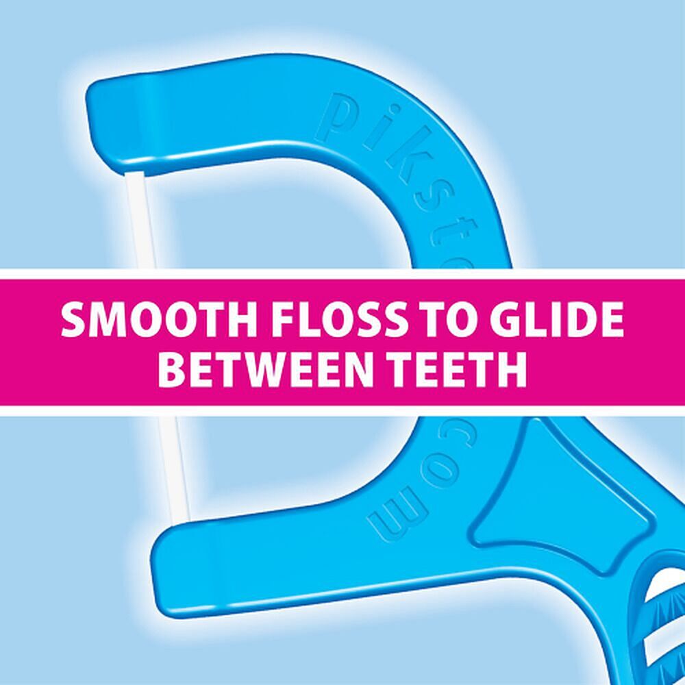 Piksters SupaGRIP Smooth Floss Picks 20 Pack